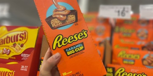 Reese’s Caramel Big Cups 16-Count Only $9.49 Shipped on Amazon (59¢ Each)