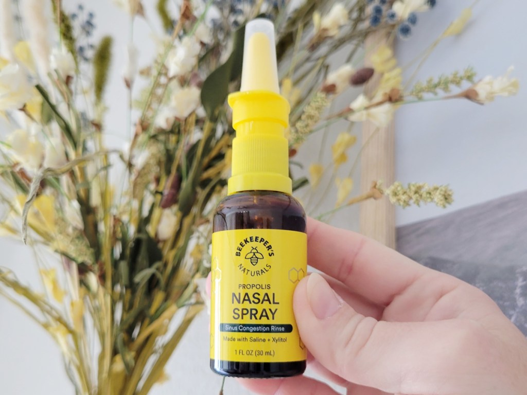 beekeepers nasal spray for congestion