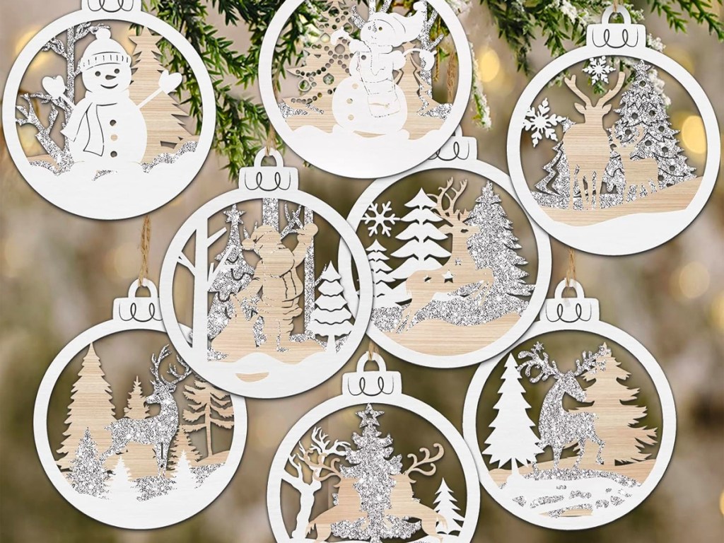 8 farmhouse christmas ornaments