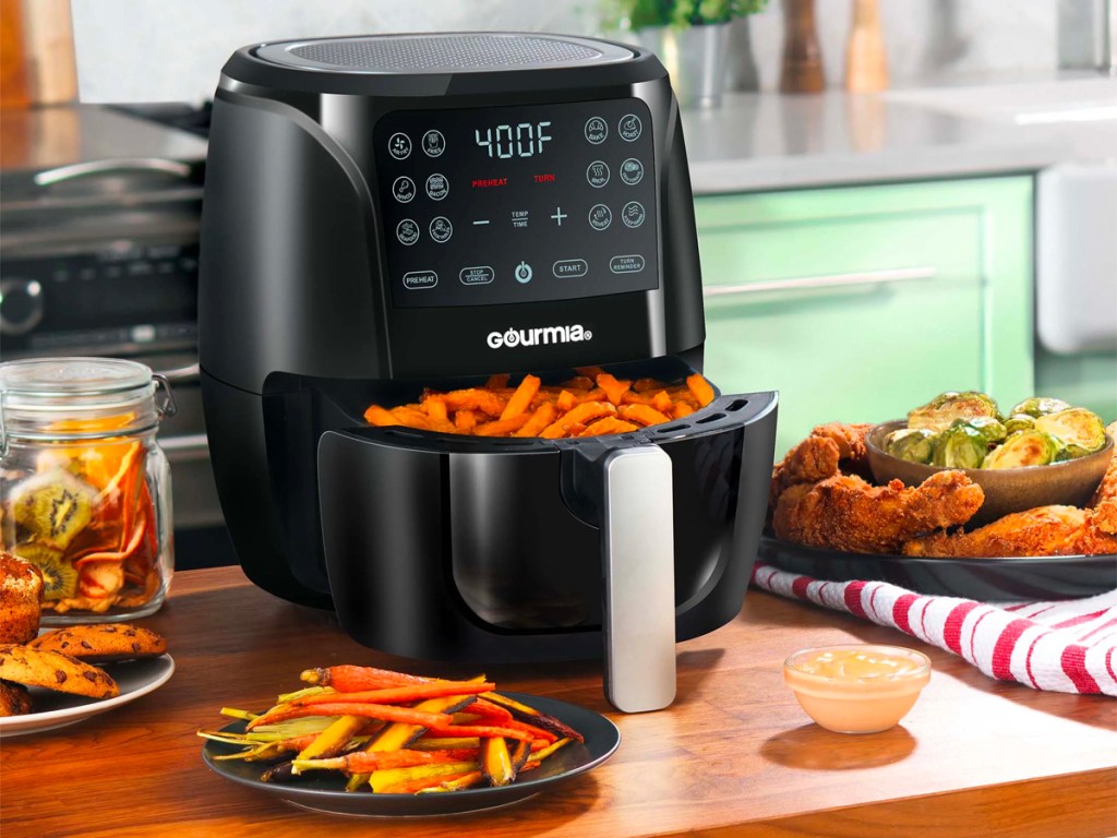 black gourmia air fryer