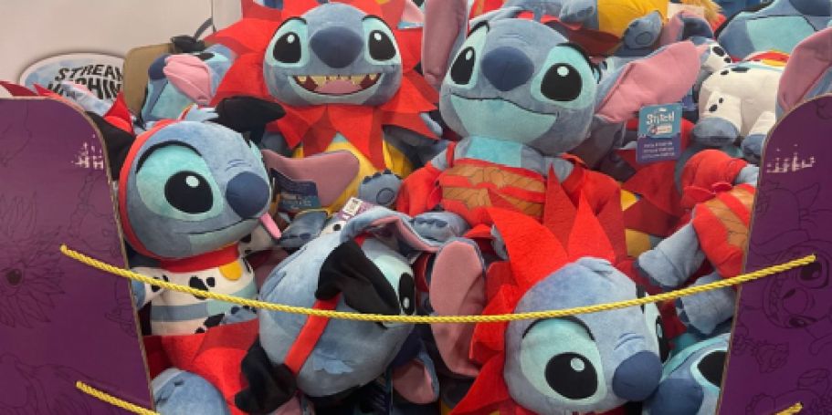 Disney Stitch Plush Only $14.98 at Sam’s Club | Simba, Pongo & Sebastian