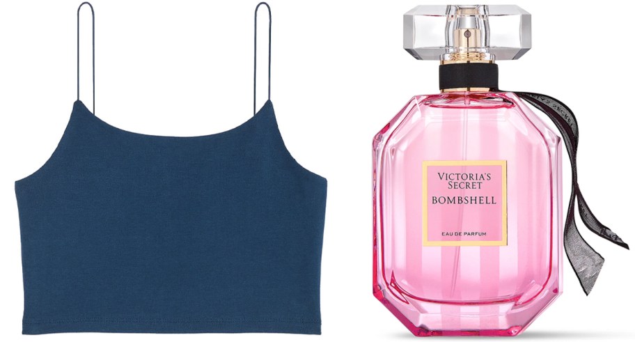 victorias secret tank top and perfume