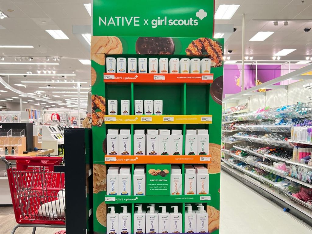 Native Girls Scouts Display at Target