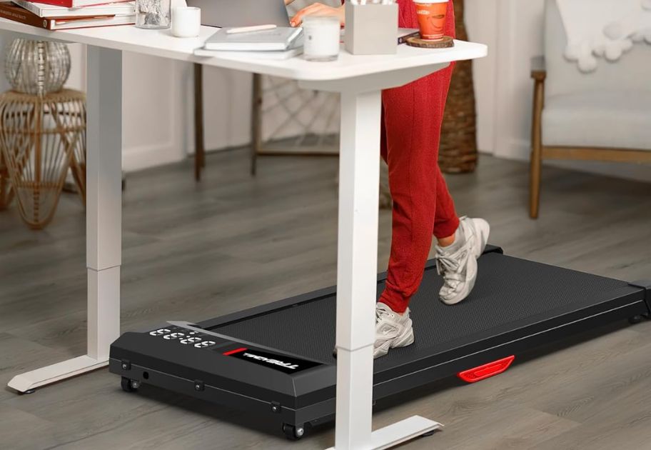 Under Desk Smart Treadmill Only $149.93 Shipped on Amazon | Wider Track & 300lb Weight Limit