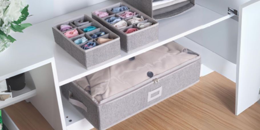 Price Drop: Under Bed Storage Bin & Drawer Organizers ONLY $8.29 on Walmart.com