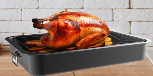 Classic Cuisine Heavy Duty Roasting Pan w/ Rack ONLY $11.99 Shipped on HomeDepot.com (Reg. $22)