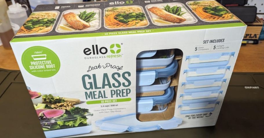 Ello Duraglass Meal Prep Set