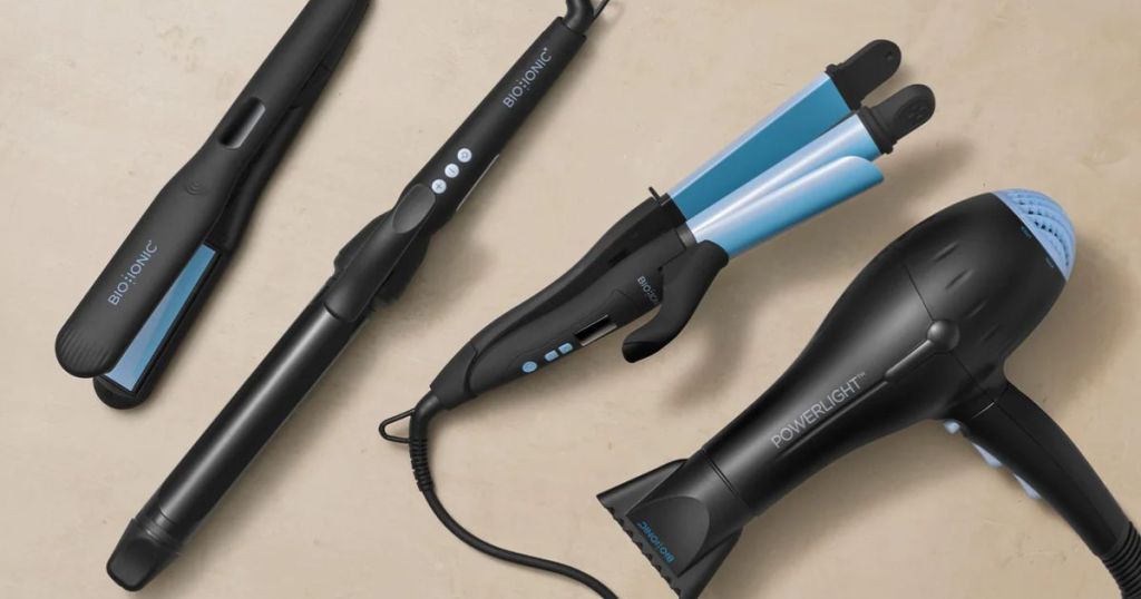 Bio Ionic Hair Tools, Flat Iron, Curling Irons and Hair Dryer