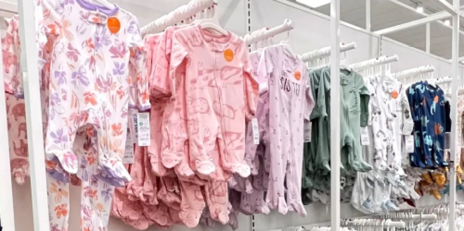 40% Off Carter’s Baby Clothes at Target | $4.80 Footed Pajamas & Clothing Sets!