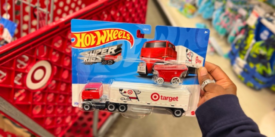 Target Hot Wheels Bullseye’s Big Rig w/ Shopping Cart Toy Just $5