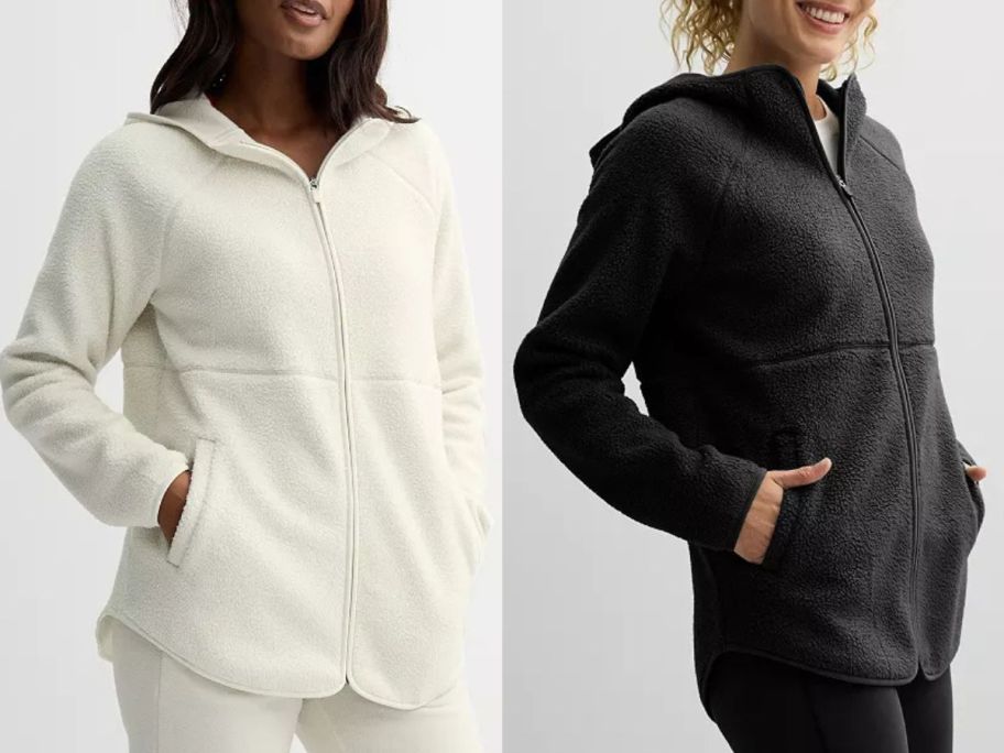 stock images of two women tek gear jackets