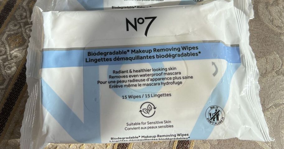 No7 Biodegradable Makeup Removing Wipes