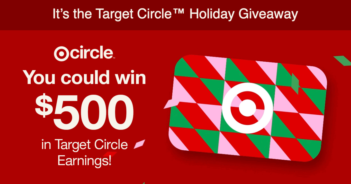 Target Circle Holiday Giveaway banner