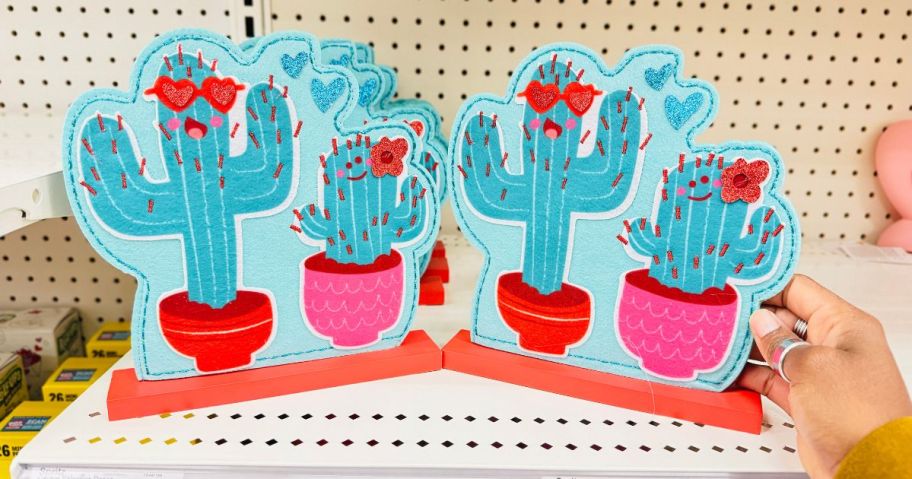 Target Valentine's Day Cactus Decor