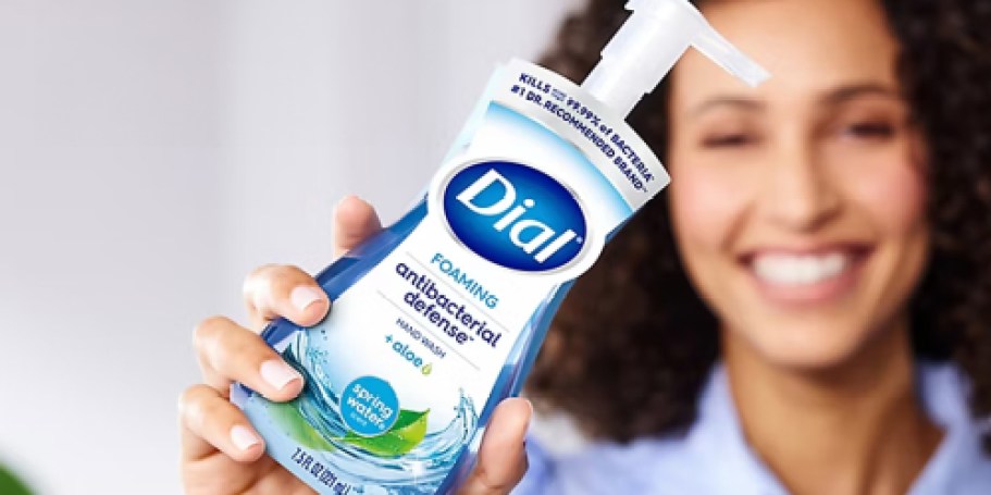 Dial Antibacterial Foaming Hand Soap 6-Count Only $10 Shipped on Amazon | Just $1.67 Each!