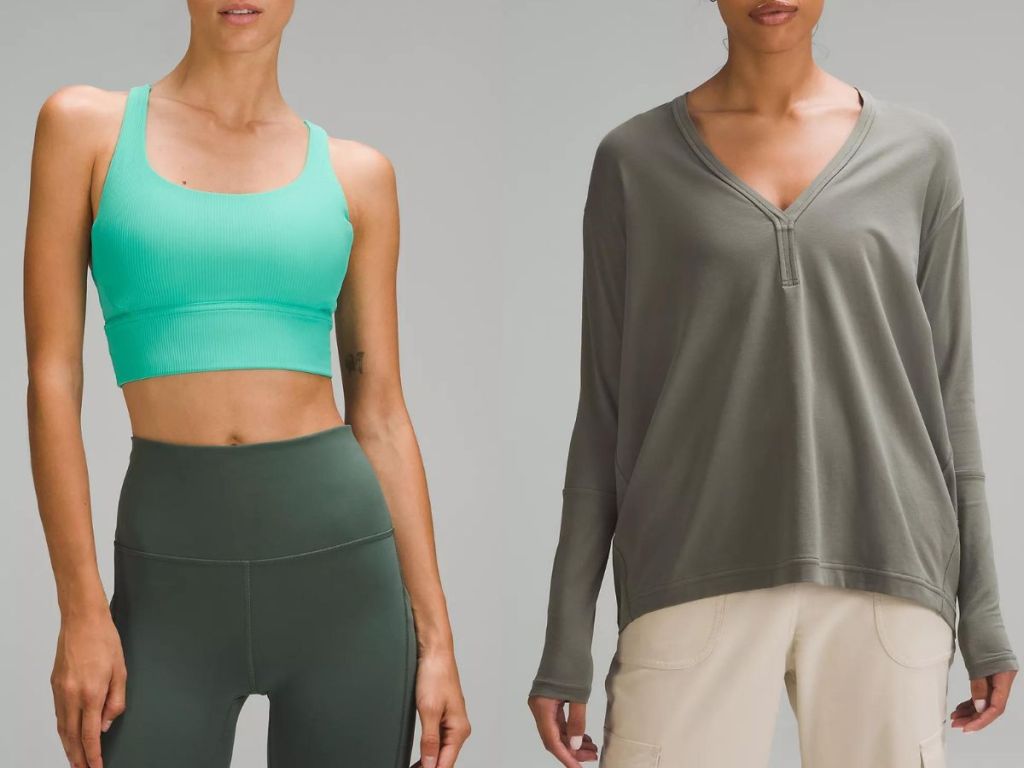 stock images fo women wearing lululemon clothing