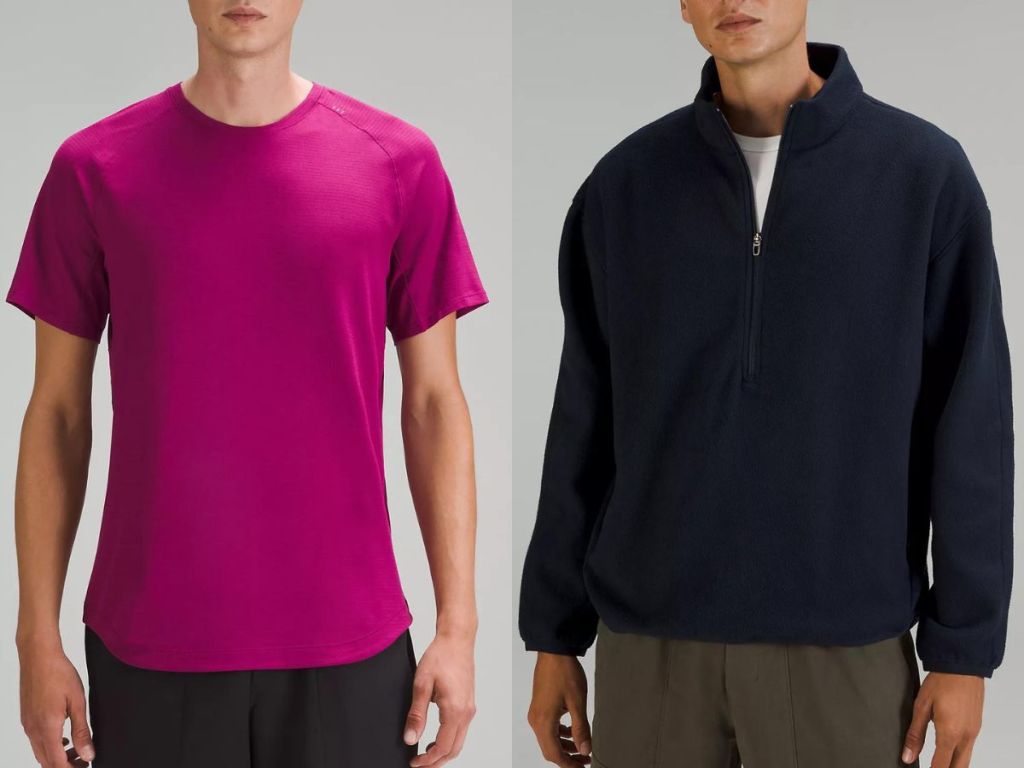 stock images of men wearing lululemon clothing