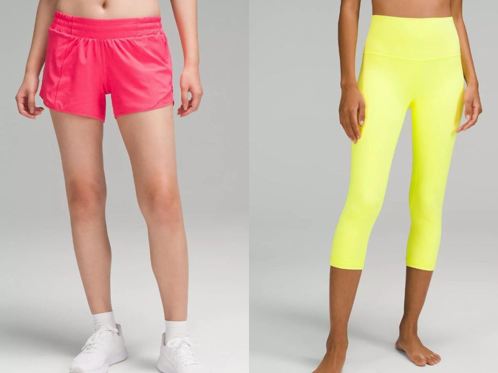 stock images of women wearing lululemon clothing