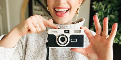 onn. Reusable 35mm Camera Only $19.88 on Walmart.com | Nostalgic Stocking Stuffer!