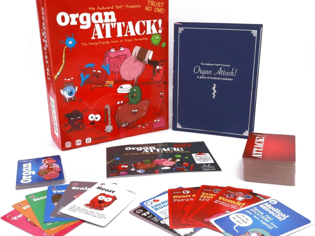 organ attack card game contents