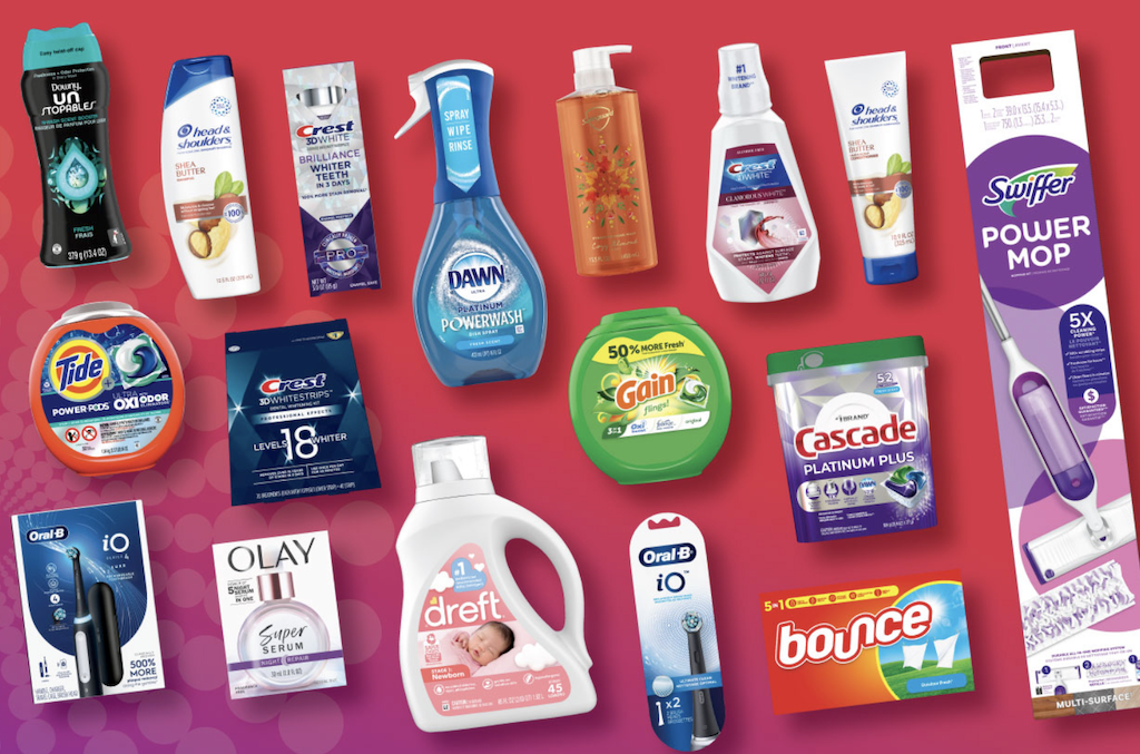 P&G rebate items 