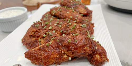 Make Easy Honey Sriracha Chicken Tenders in the Air Fryer!