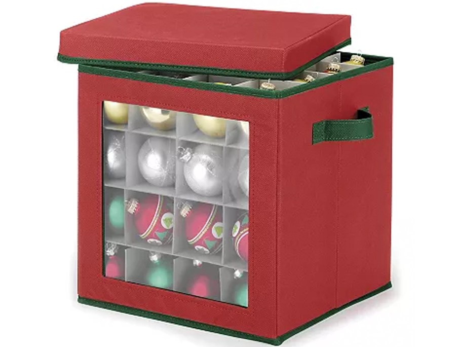 christmas ornament storage box