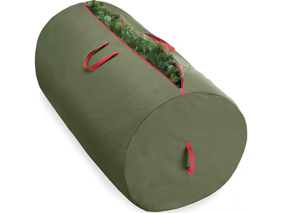 green christmas tree bag 