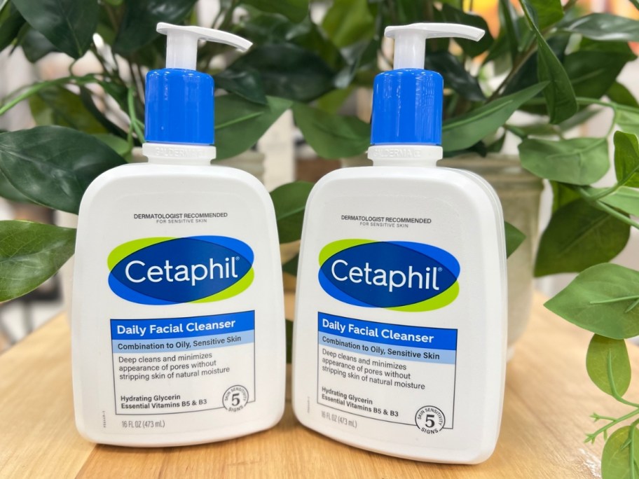 2 Cetaphil Daily Facial Cleanser 16oz Bottles