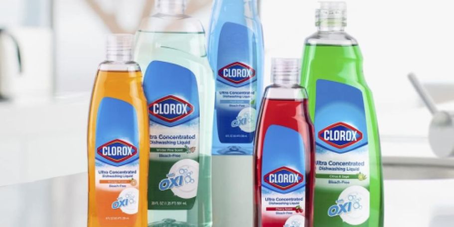 Clorox Ultra Concentrated Liquid Dish Soap Only $2.83 on Amazon (Reg. $6)