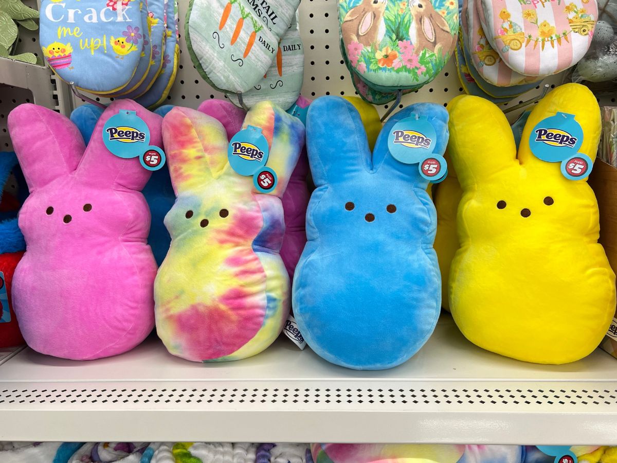 Dollar Store Peeps Plush Bunnies