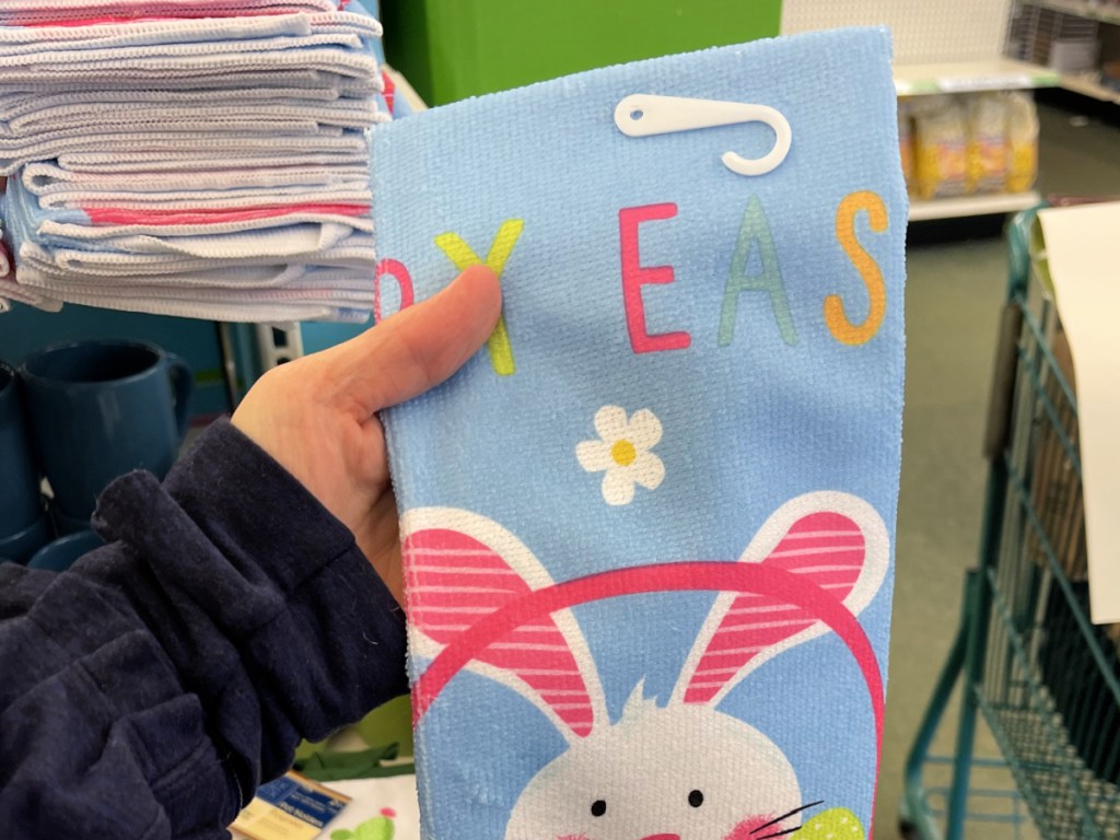 easter towel in dollar tree