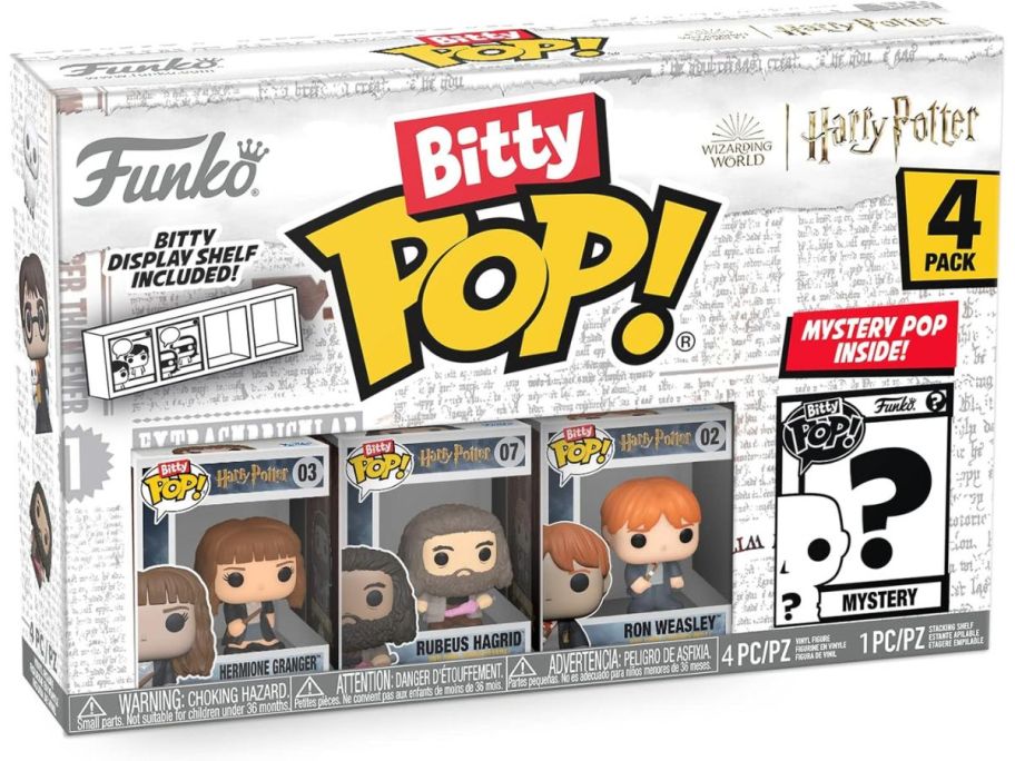 Funko Bitty Pop! Harry Potter Mini Collectible Toys 4-Pack stock image