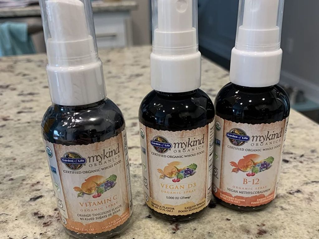 3 Different types of Garden of Life Vitamin Sprays