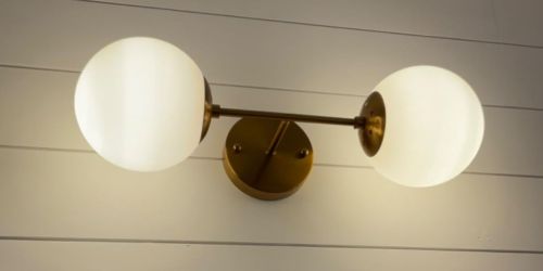Double Glass Wall Sconces Just $31 Shipped on Amazon