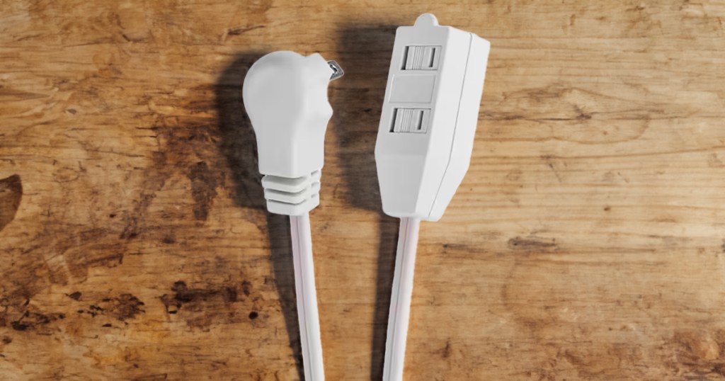 HDX 6 ft. 16:2 Light Duty Indoor Tight Space Extension Cord 