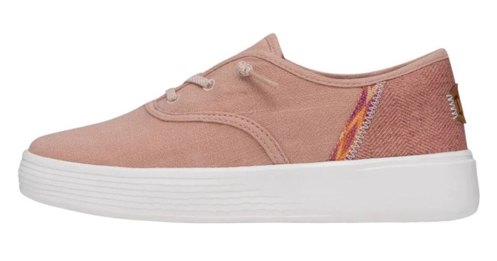 women's Hey Dude sneaker in pink 