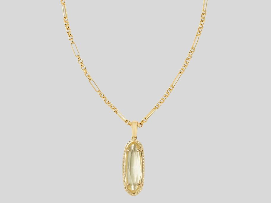 Kendra Scott Eva Small Long Pendant Necklace stock image