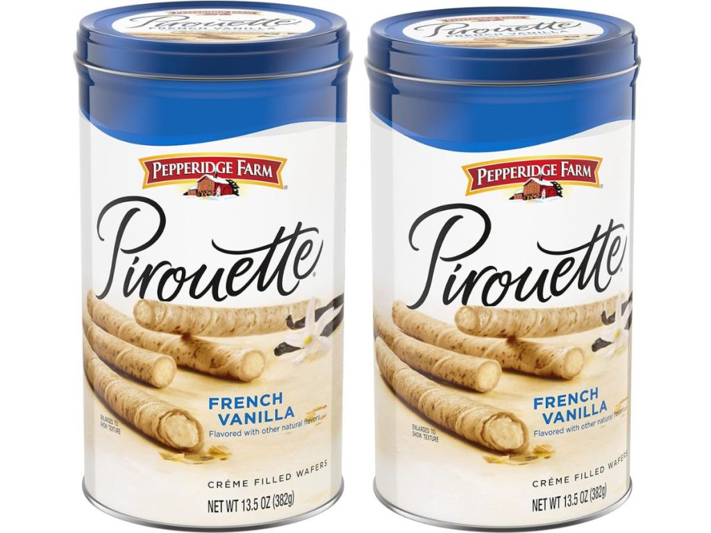 Pepperidge Farm Pirouettes French Vanilla Tins