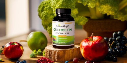 Nature’s Craft Quercetin w/ Bromelain 90-Count Bottle Just $9 Shipped on Amazon | Supports Immunity