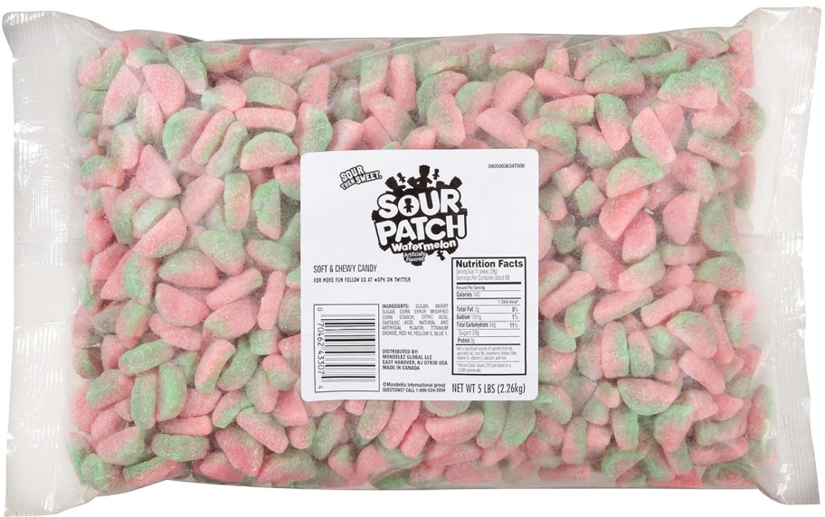 large bag of Sour Patch Kids Watermelon Candies