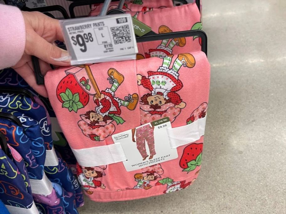 Strawberry Shortcake Print Women's & Plus Pajama Pants