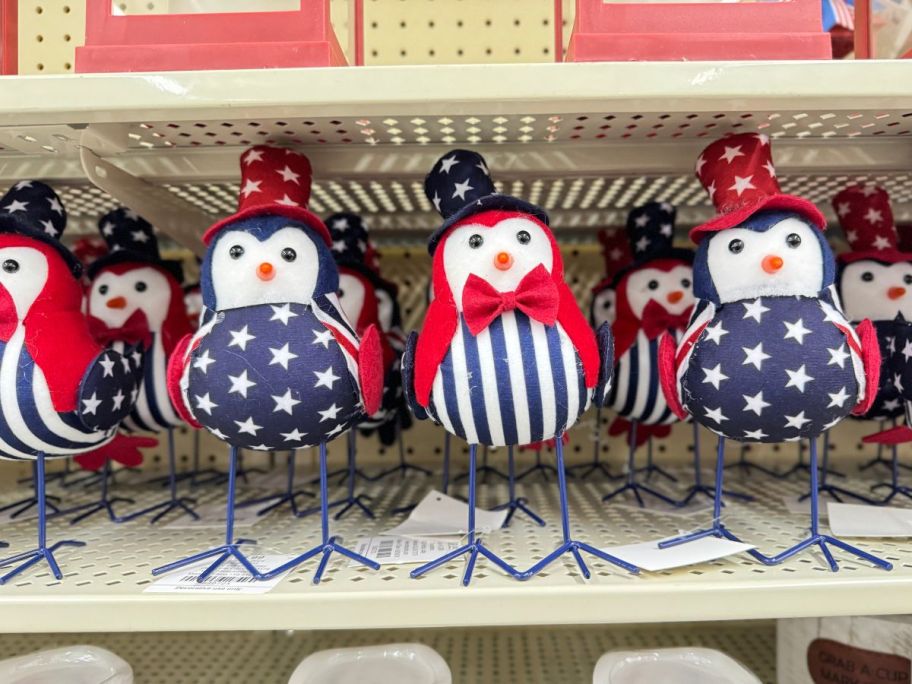 Striped Patriotic Bird