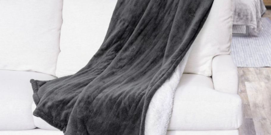 Sunbeam Sherpa Heated Throw Blankets Only $12.97 on Walmart.com (Reg. $30)