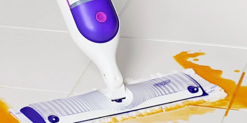 Swiffer PowerMop Starter Kit Only $19.99 on Amazon | Includes Pads & Cleaning Solution