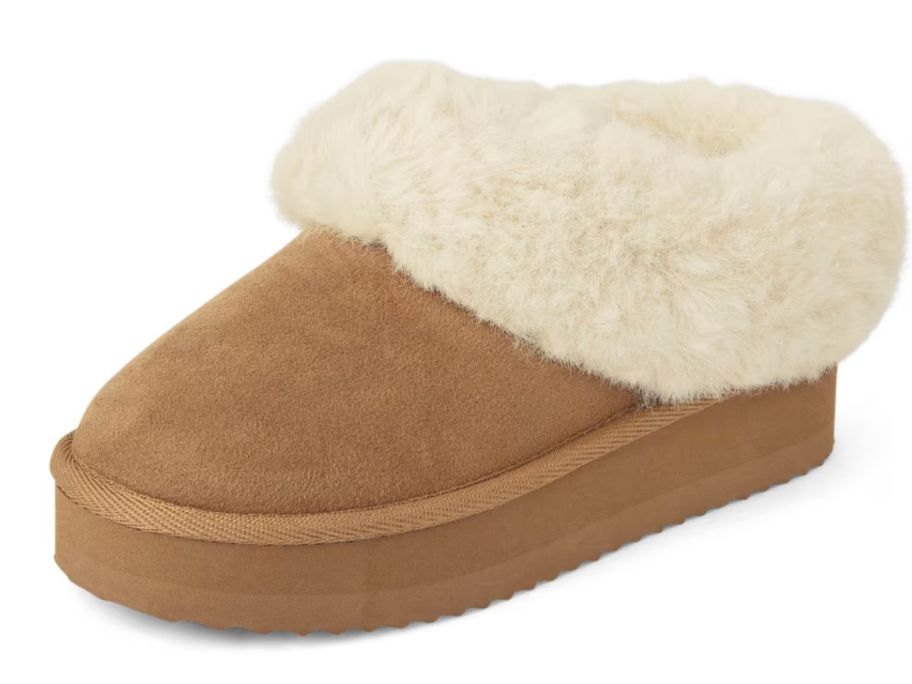 The Children's Place Girls Low Platform Teddy Boots stock image