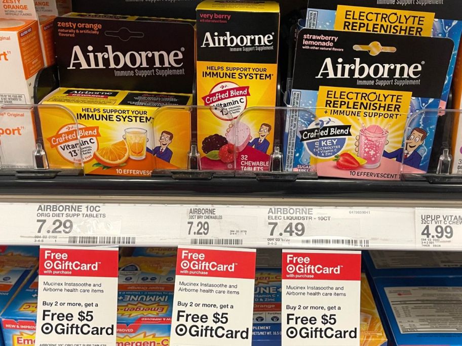 airborne boxes on shelf at target 