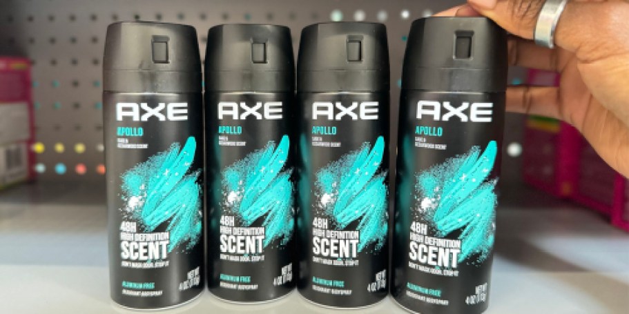 Axe Body Spray 4-Pack Only $11.33 Shipped on Amazon ($2.83 Each)