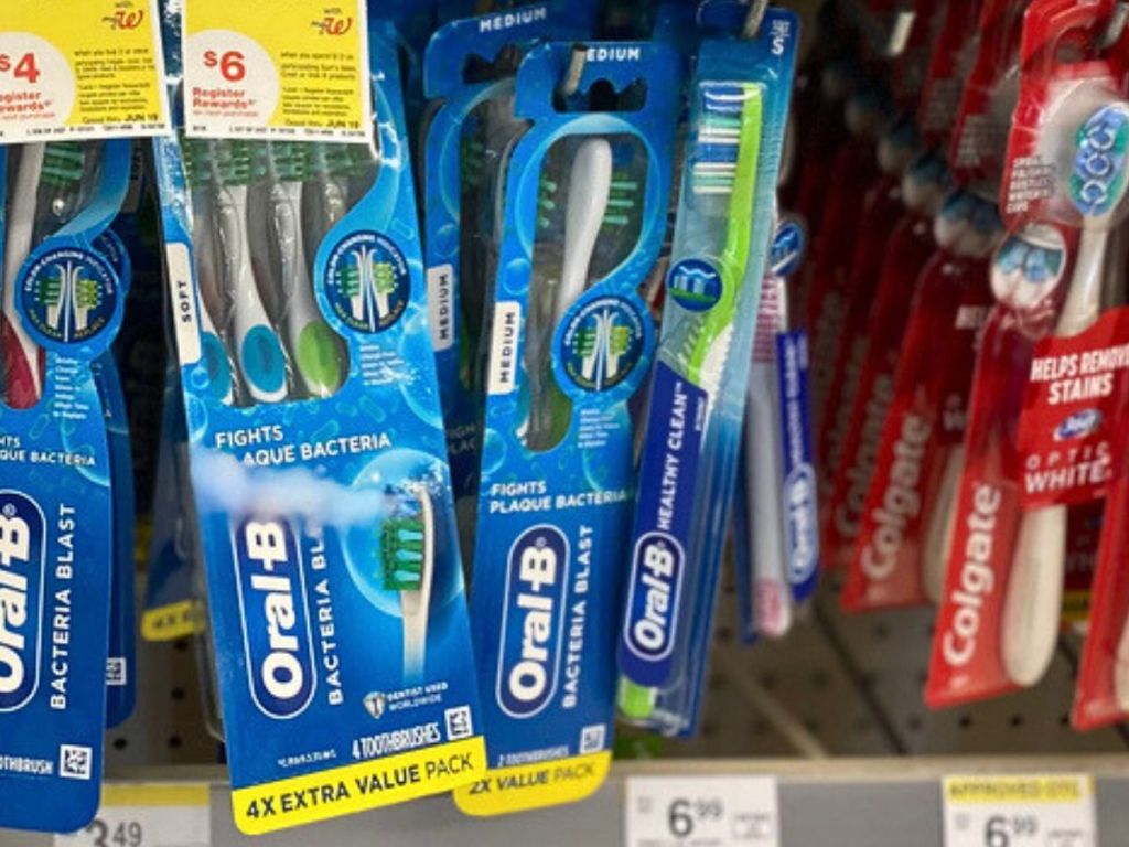 oral b multipacks on a store shelf