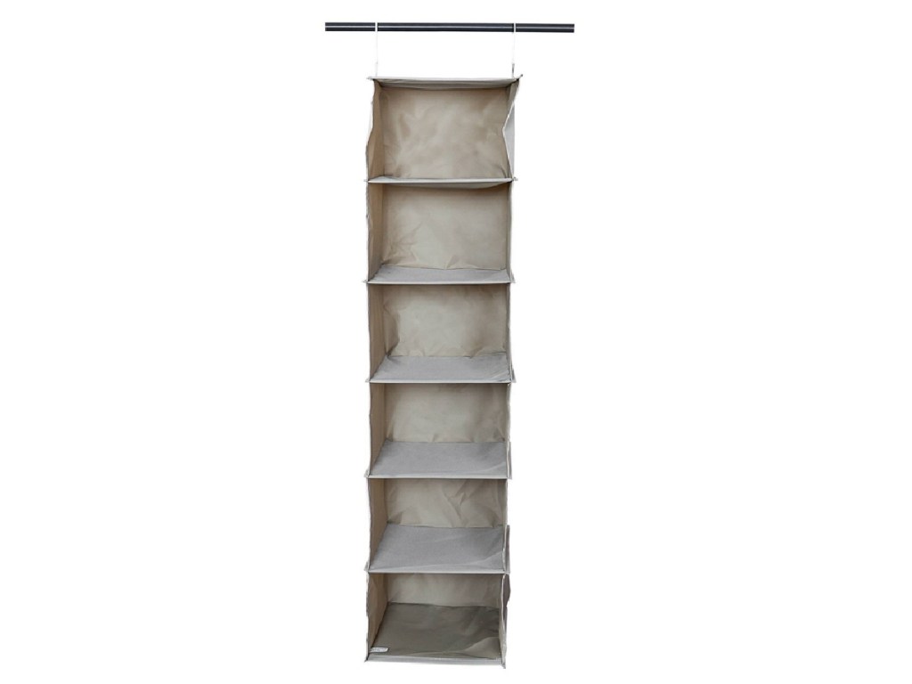 stock image Room Essentials 6 Shelf Hanging Closet Organizer